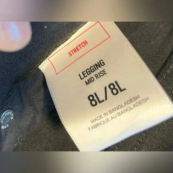 Express Mid Rise Black Supersoft Skinny Jeans - Picture 6 of 7